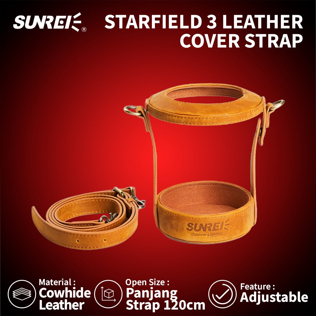 Strap Kulit Cowhide Sunrei Starfield 3 Lamp Leather Strap Cover