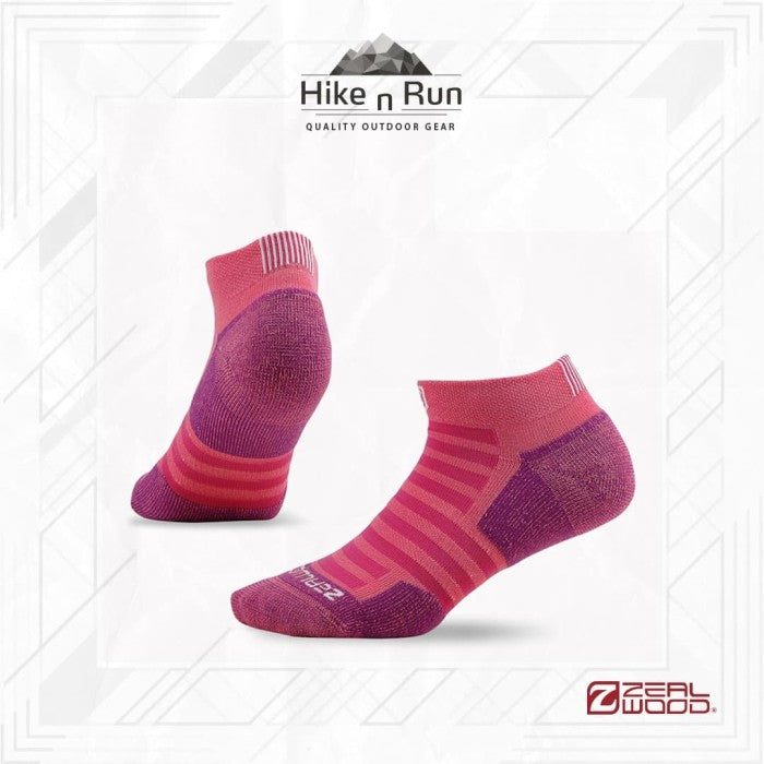 Kaos kaki hangat Zealwood ZW Cocona Runner Dual Pink 1514203