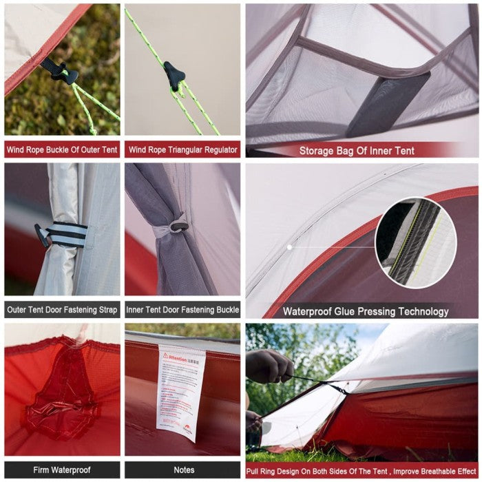 Tenda Naturehike Tent Cloud UP 2 2018 NH17T001-T 20D