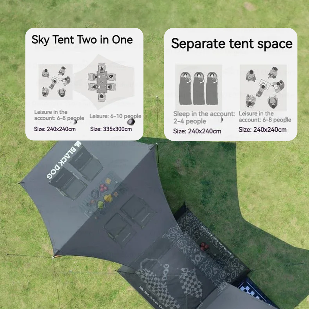 Tenda Camping Black Dog