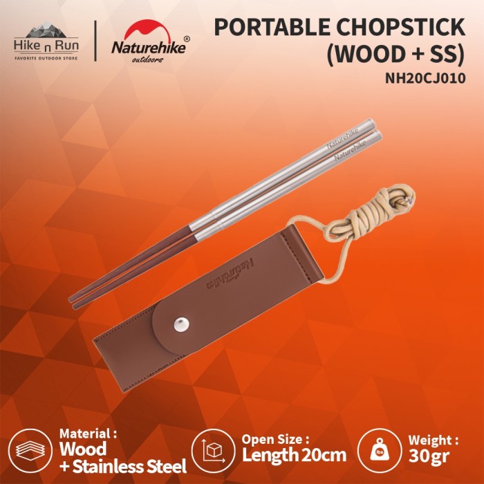 Alat Makan Sumpit Naturehike NH20CJ010 Fold Chopstick