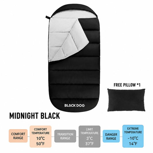 Blackdog Kantung Tidur Camping CBD2550WS055 Sleeping Bag Hoodie Multifungsi