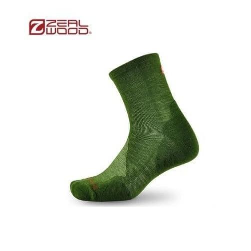 Kaos kaki hangat ZW Lifestyle Merino Dual Dark Green