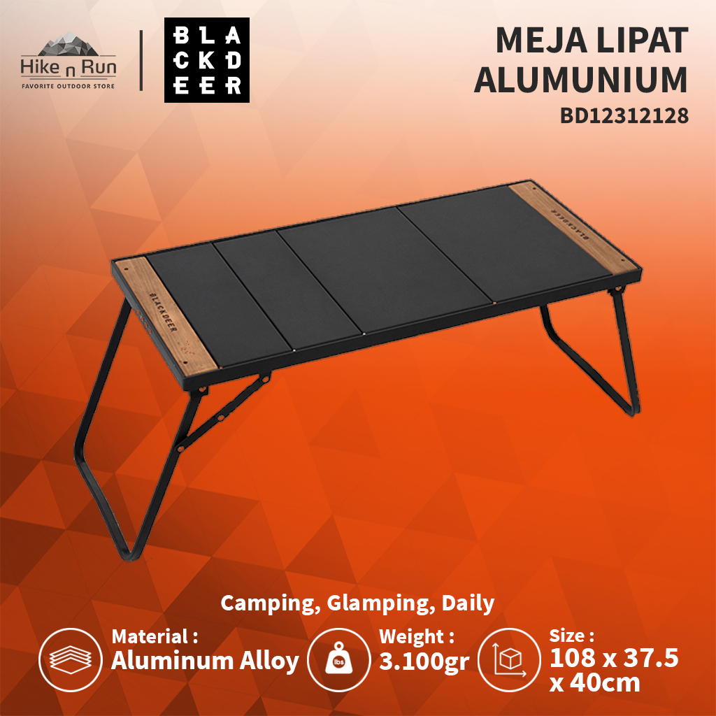 Meja Lipat Blackdeer BD12322128 Aluminium Folding Table