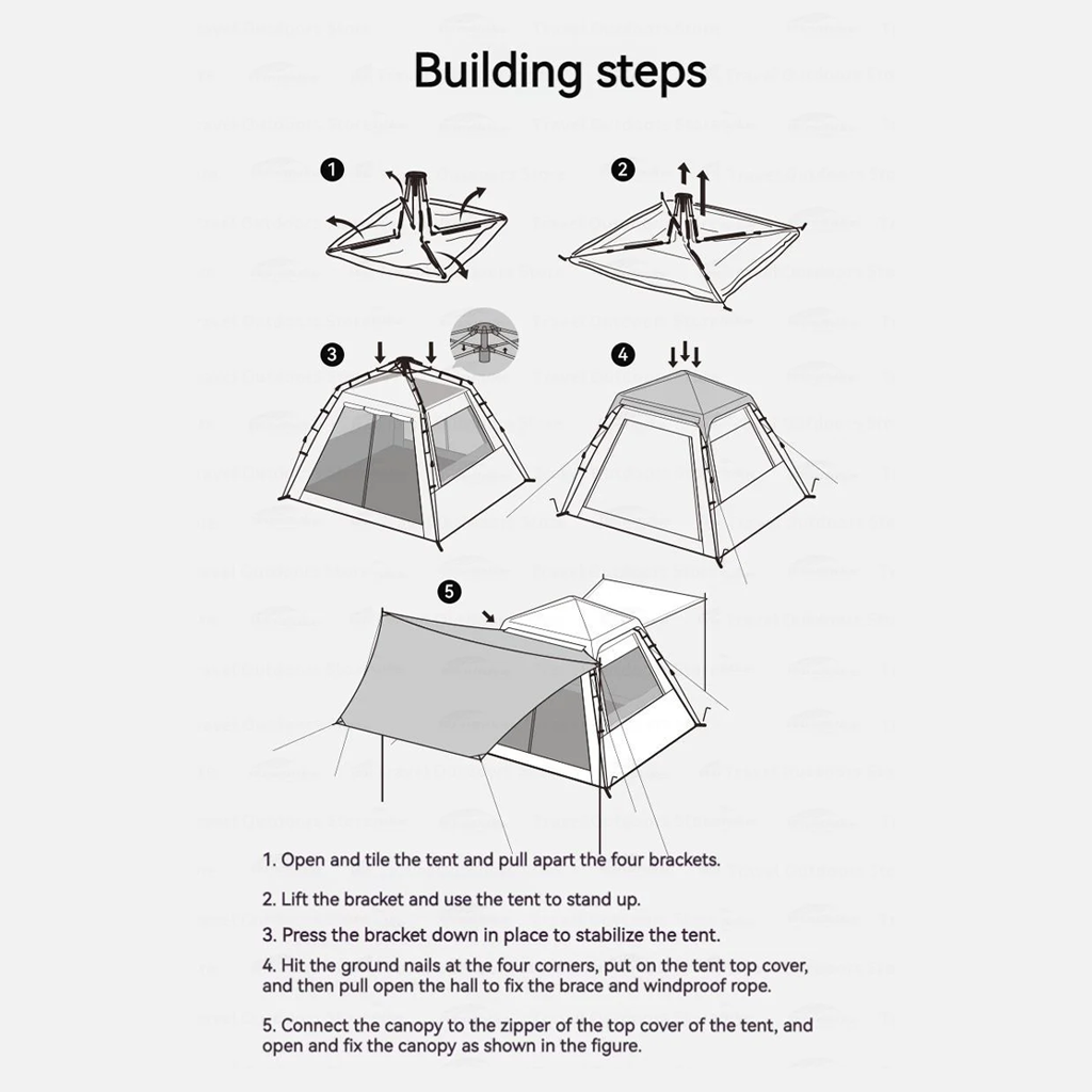Tenda Camping Black Dog
