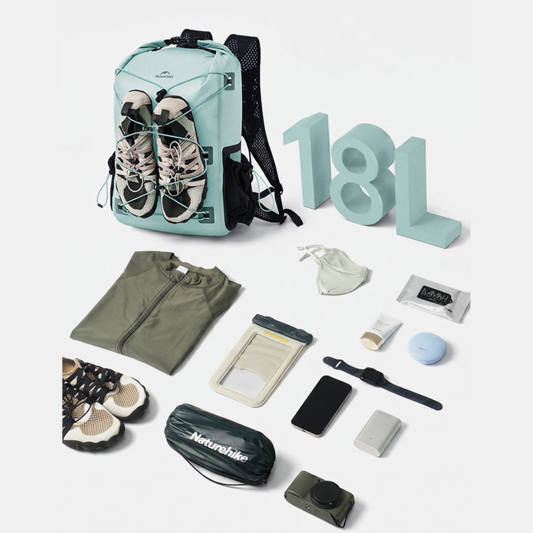Dry Bag Ringan NATUREHIKE CNH22BB003 25L Backpack Carrier Hiking
