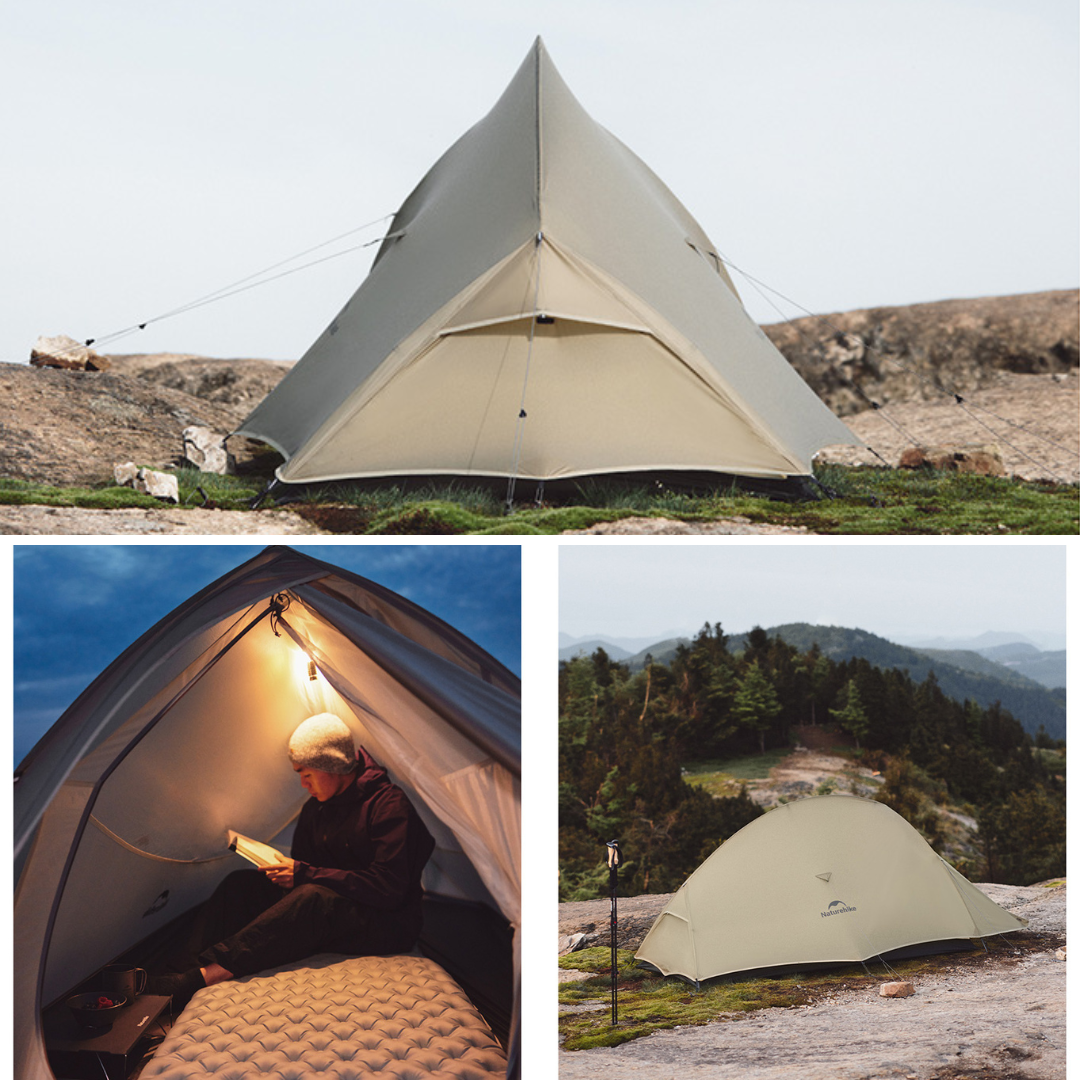 Tenda Hiking Ringan Naturehike Hiking Tent Cloud Up NH18T010-T NH17T001-T NH18T030-T CNK2450WS032