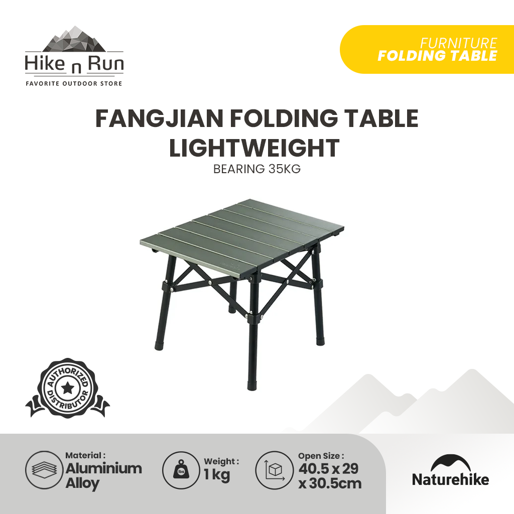 Meja Lipat Ringan Fangjian Outdoor Naturehike CNH22JU050 Folding Table Lightweight