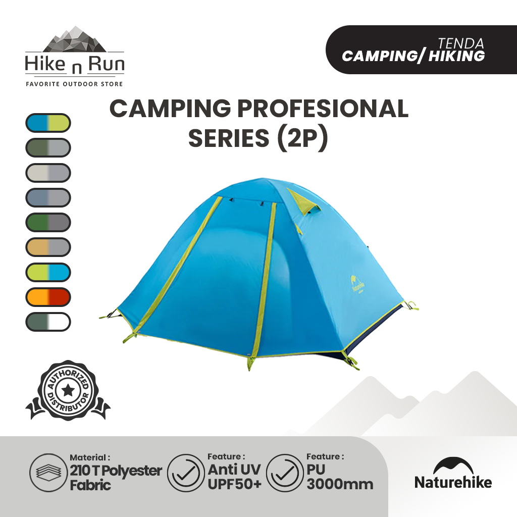 Naturehike P Series Hiking Tent  NH18Z022-P NH18Z033-P NH18Z044-P