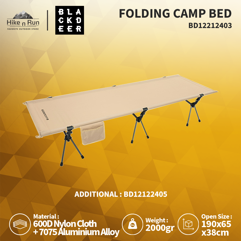 KASUR LIPAT CAMPING BLACK DEER BD12212403 FOLDING CAMP BED