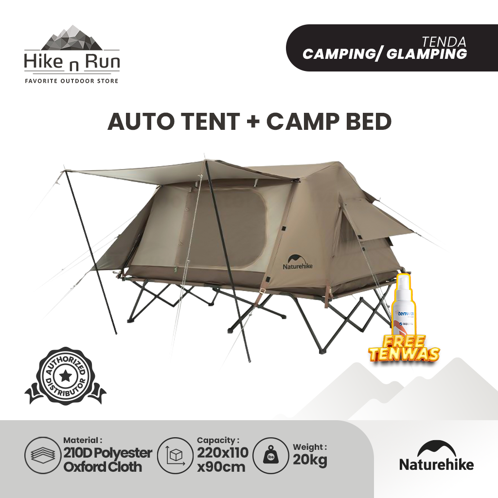 Tenda Glamping Campbed 1 Orang Naturehike CNH22ZP001 Auto Tent