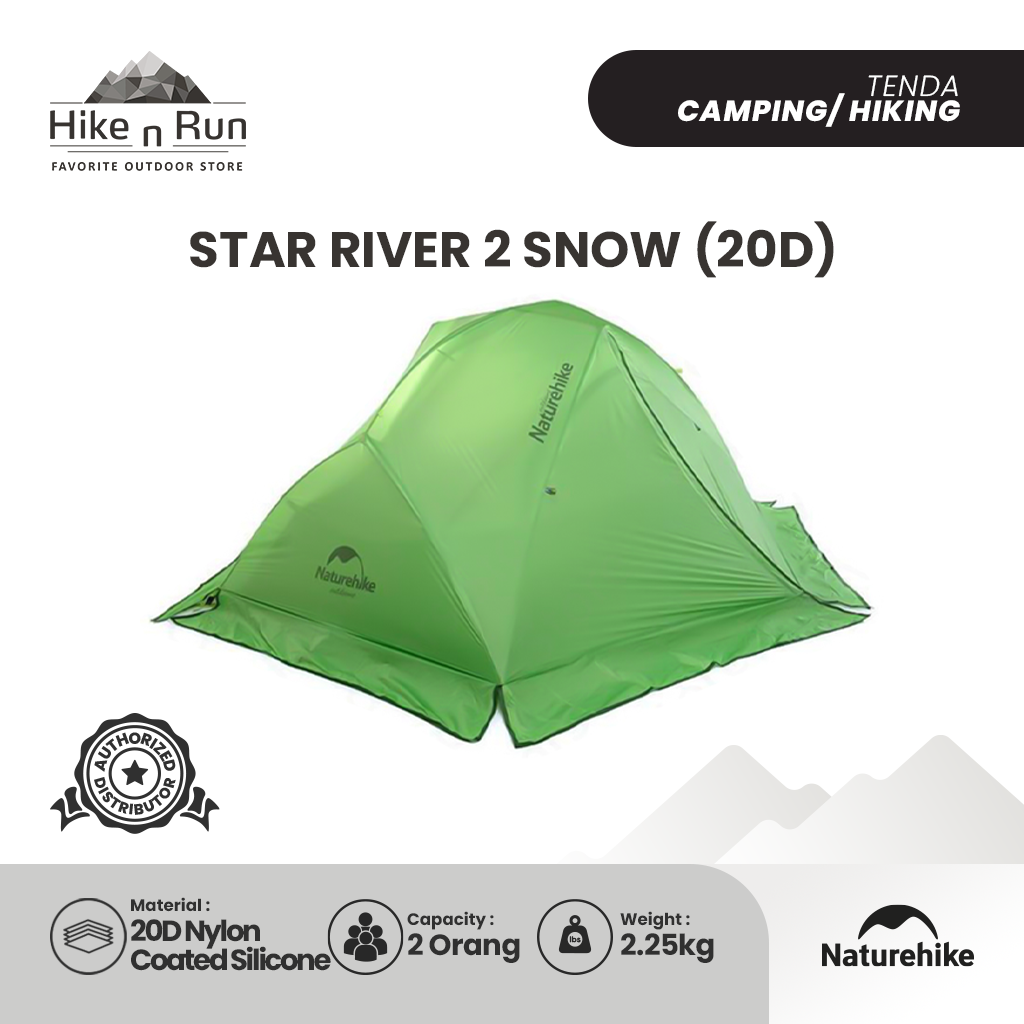 Naturehike Hiking Tent Ultralight Star  River NH17T012-T