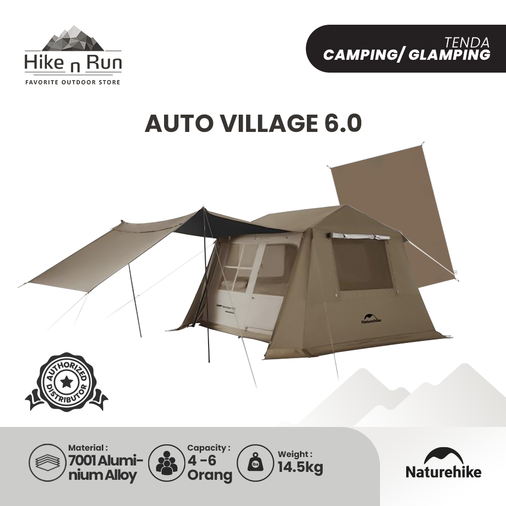 NATUREHIKE VILLAGE 6.0 AUTO TENT CNK2300ZP021