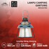 LAMPU TENDA BLACKDEER BD1222730 RECHARGEABLE HANGING CAMPING LANTERN