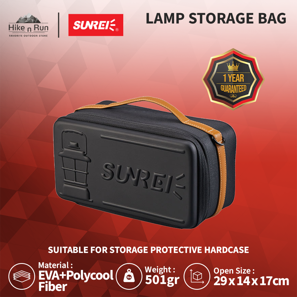 TAS PENYIMPANAN LAMPU KAMERA SUNREI WATERPROOF LAMP STORAGE BAG