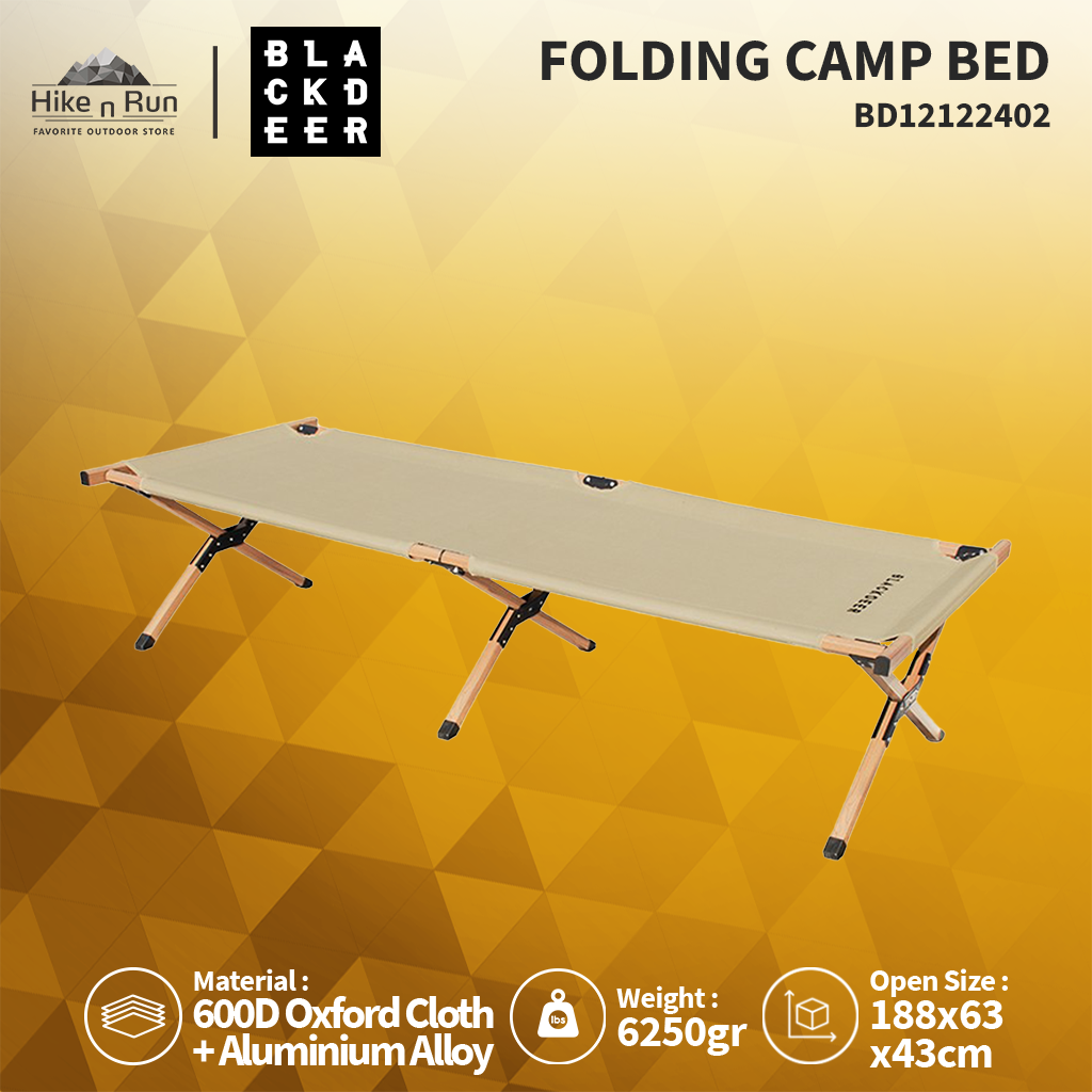 KASUR LIPAT CAMPING BLACK DEER BD12122402 FOLDING CAMP BED