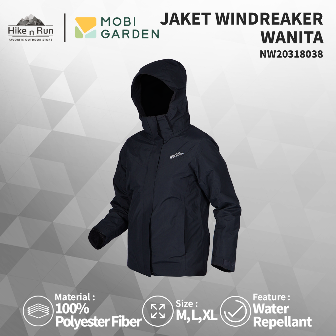 Mobi Garden Jaket Windbreaker Wanita NW20318038