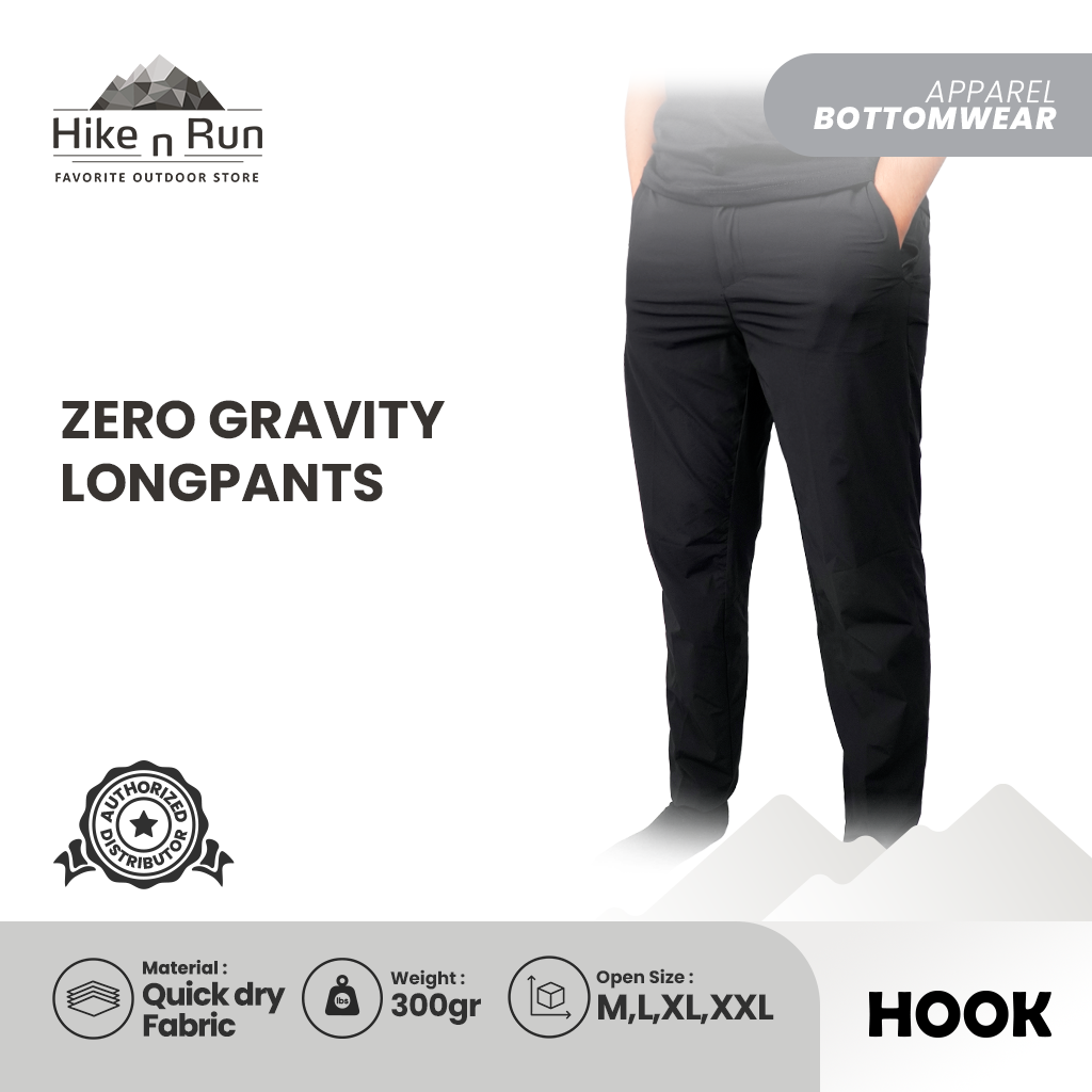 Hook Zero Gravity Celana Panjang Outdoor Serbaguna Quick Dry Trousers