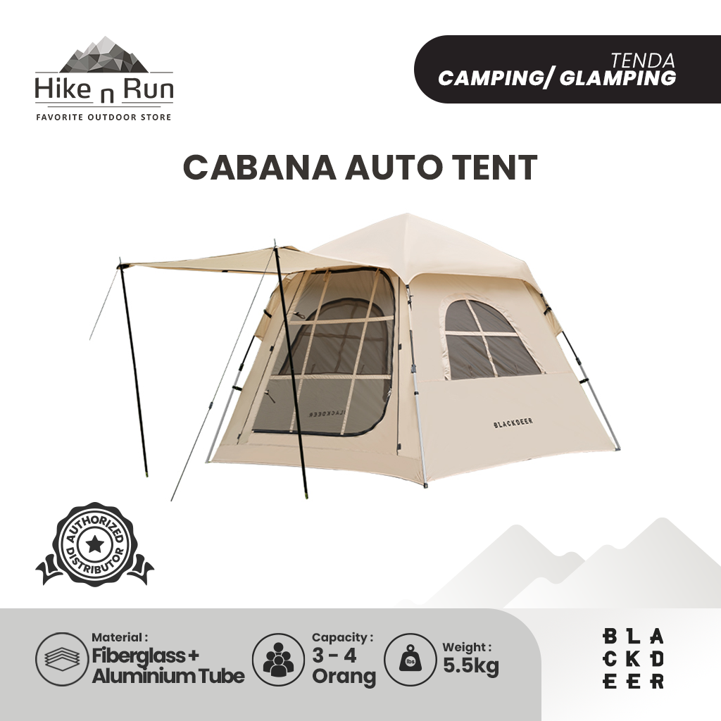 Tenda Camping Otomatis Blackdeer BD12211163 Cabana Auto Tent
