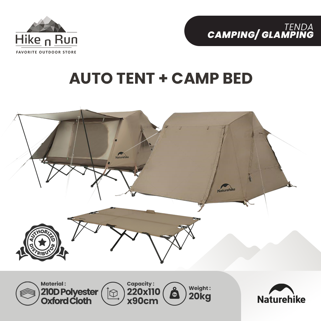 Tenda Glamping Campbed 2 Orang Naturehike CNH22ZP001 Auto Tent