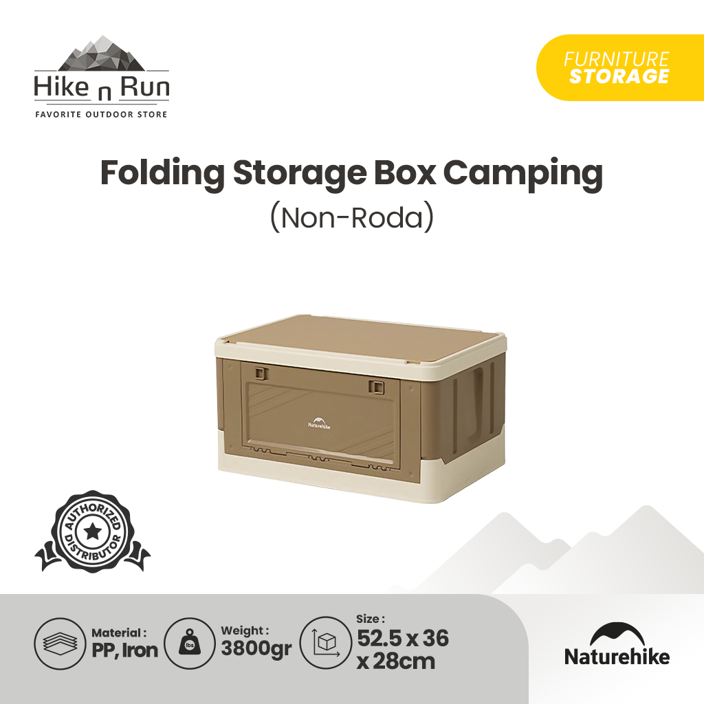 Naturehike Tempat Penyimpanan Serbaguna CNK2350XB012 Folding Storage Box Camping