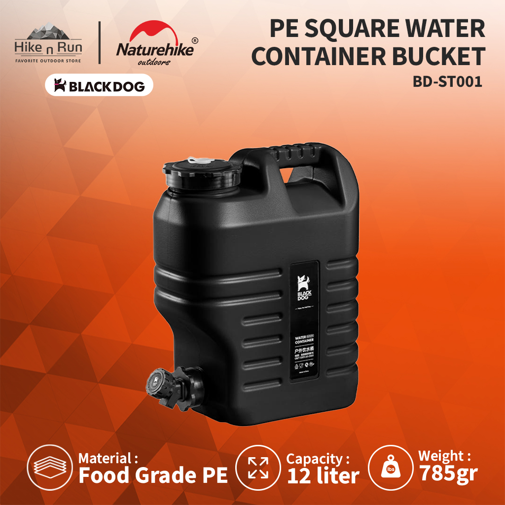 PREORDER!!! Blackdog Galon Air BD-ST001 PE Square Water Container Bucket