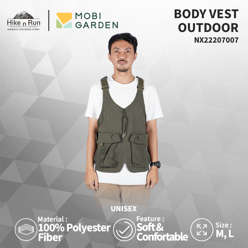 Mobi Garden Body Vest Outdor Pria Wanita NX22207009