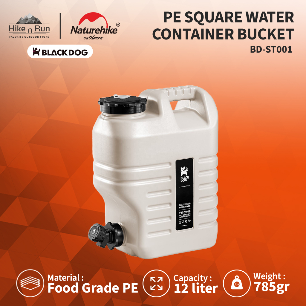 Blackdog Galon Air BD-ST001 PE Square Water Container Bucket