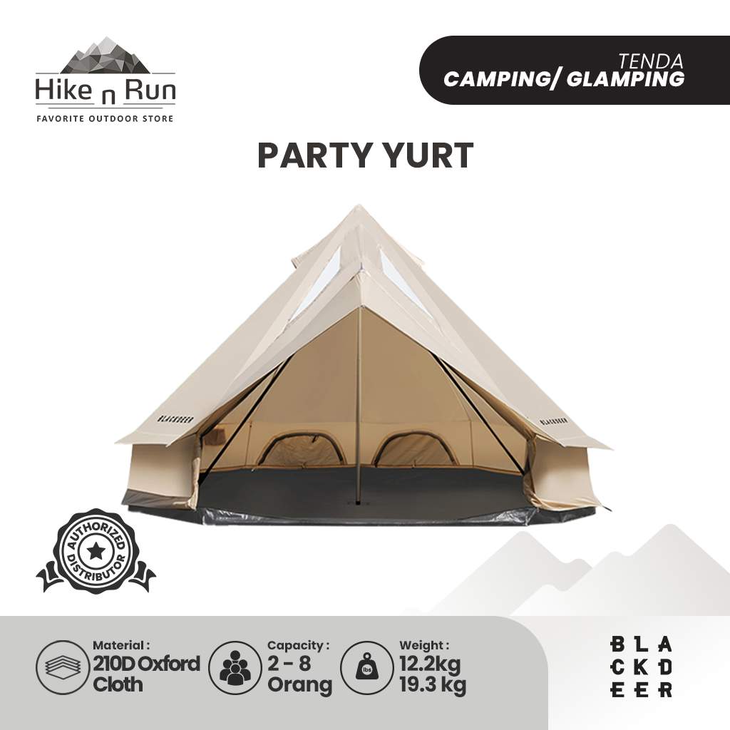 TENDA CAMPING BLACKDEER BD12111123 PARTY YURT GLAMPING TENT