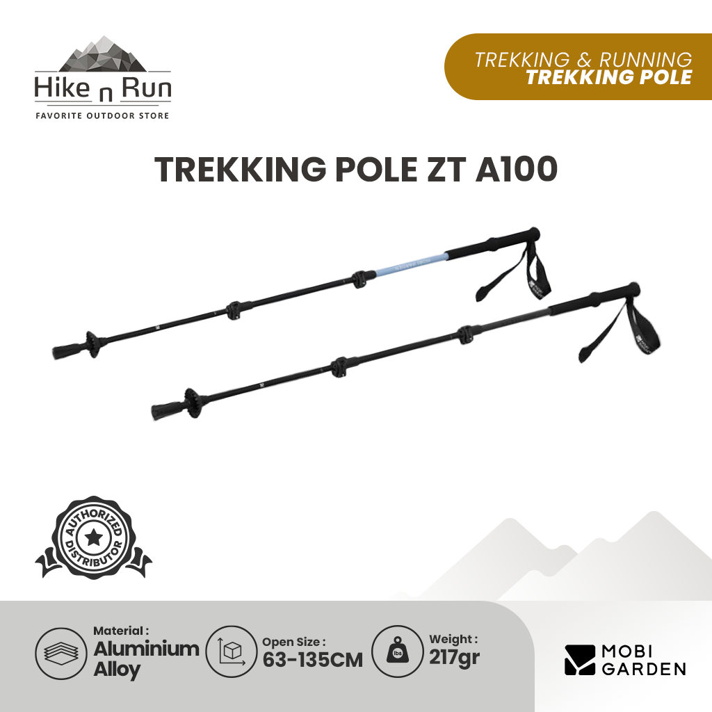 Trekking Pole Zhengtu Series Mobi Garden  Aluminium Carbon Fiber Telescopic Lock