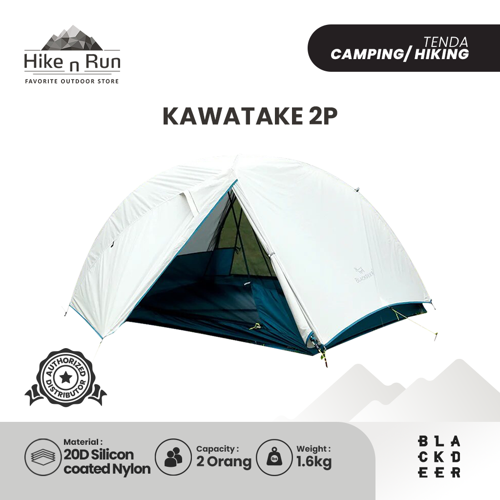 TENDA HIKING 1P 2P BLACKDEER 20D KAWATAKE BD1192110 CAMPING TENT ULTRALIGHT