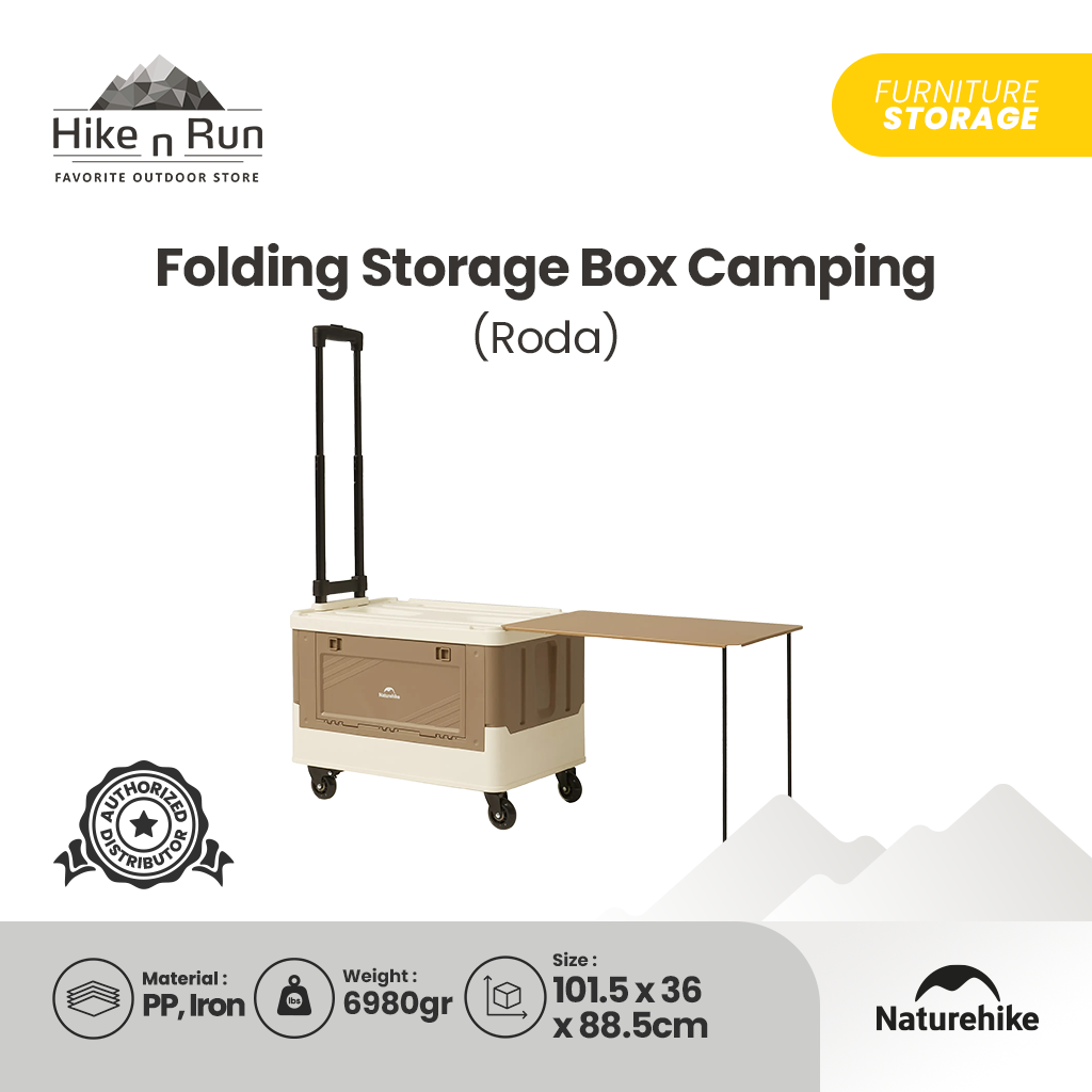 Naturehike Tempat Penyimpanan Serbaguna CNK2350XB012 Folding Storage Box Camping