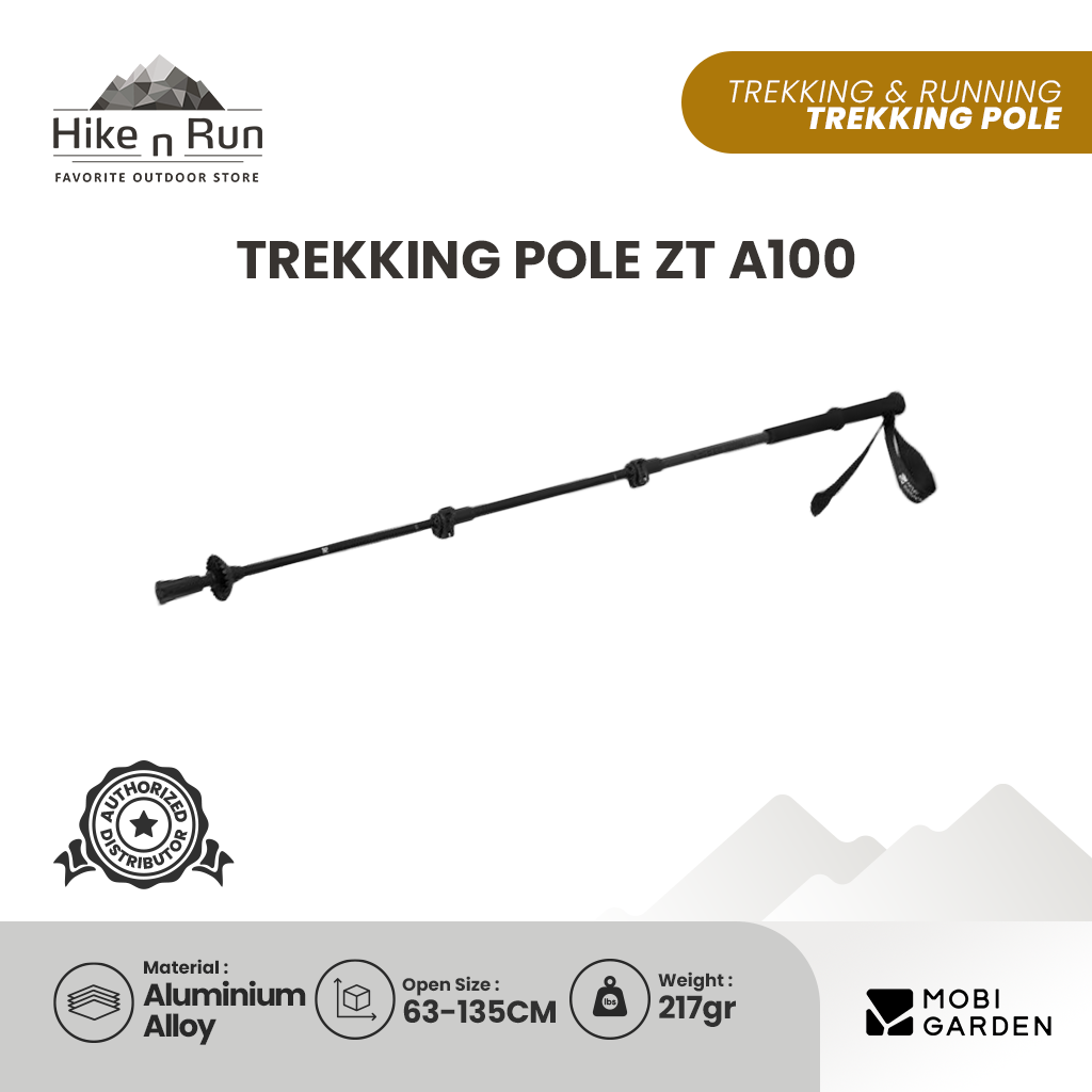 Trekking Pole Zhengtu Series Mobi Garden  Aluminium Carbon Fiber Telescopic Lock