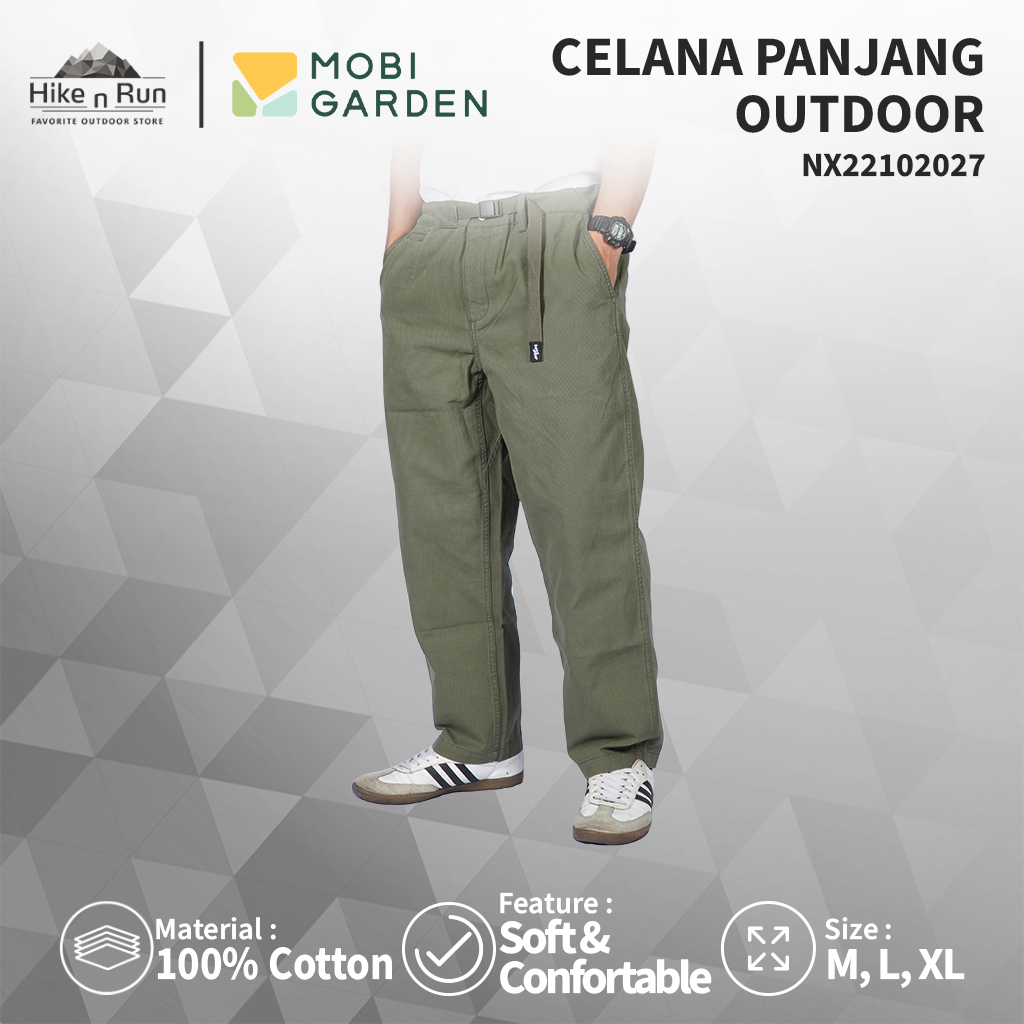 Mobi Garden Celana Ankle Relaxed Fit NX22102027