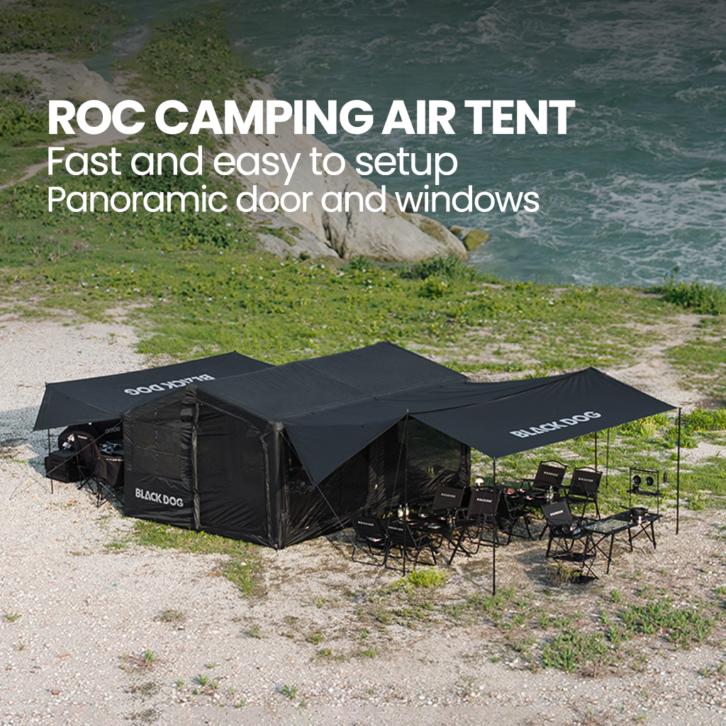 BlackDog Tenda Camping ROC Air Inflatable Glamping Tent CBD2550WS012 Canopy CBD2550WS026