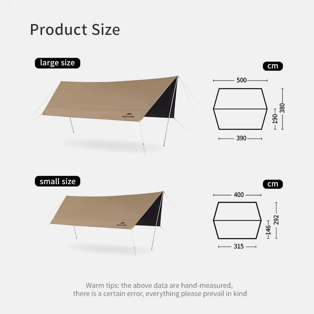 Naturehike Kanopi Flysheet Camping CNK2350WS015 Cloud Skies Canopy Tarp