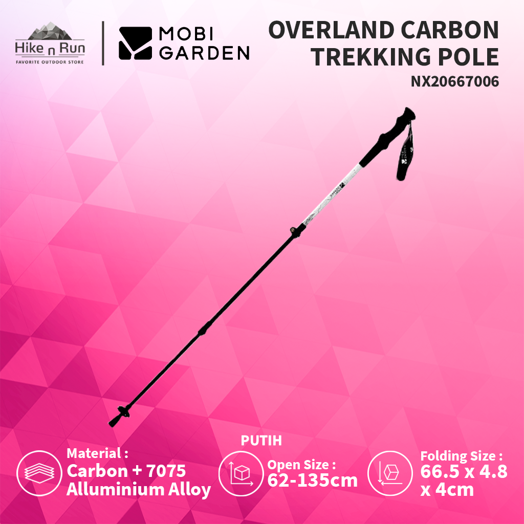 MOBI GARDEN OVERLAND CARBON TREKKING POLE TELESCOPIC - NX20667006