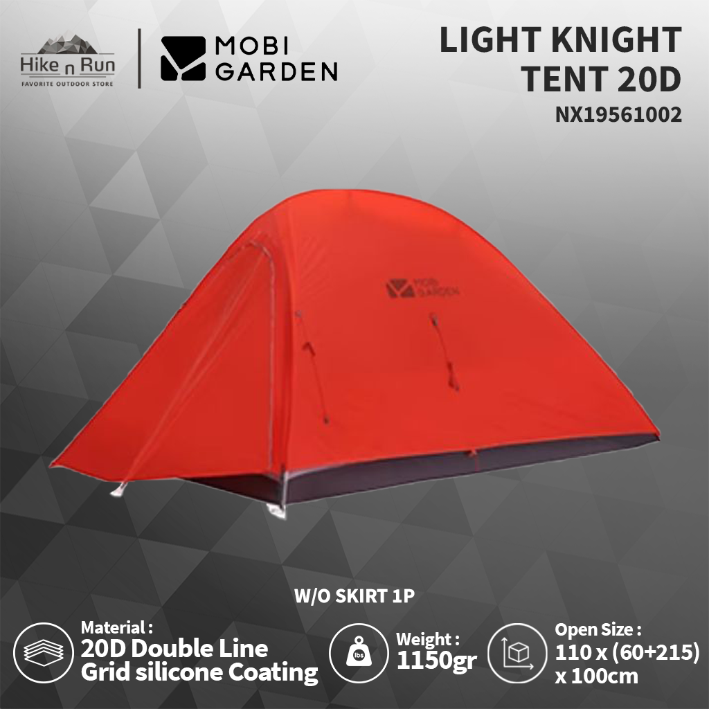 MOBI GARDEN TENDA HIKING ULTRALIGHT NX19561002 LIGHT KNIGHT TENT