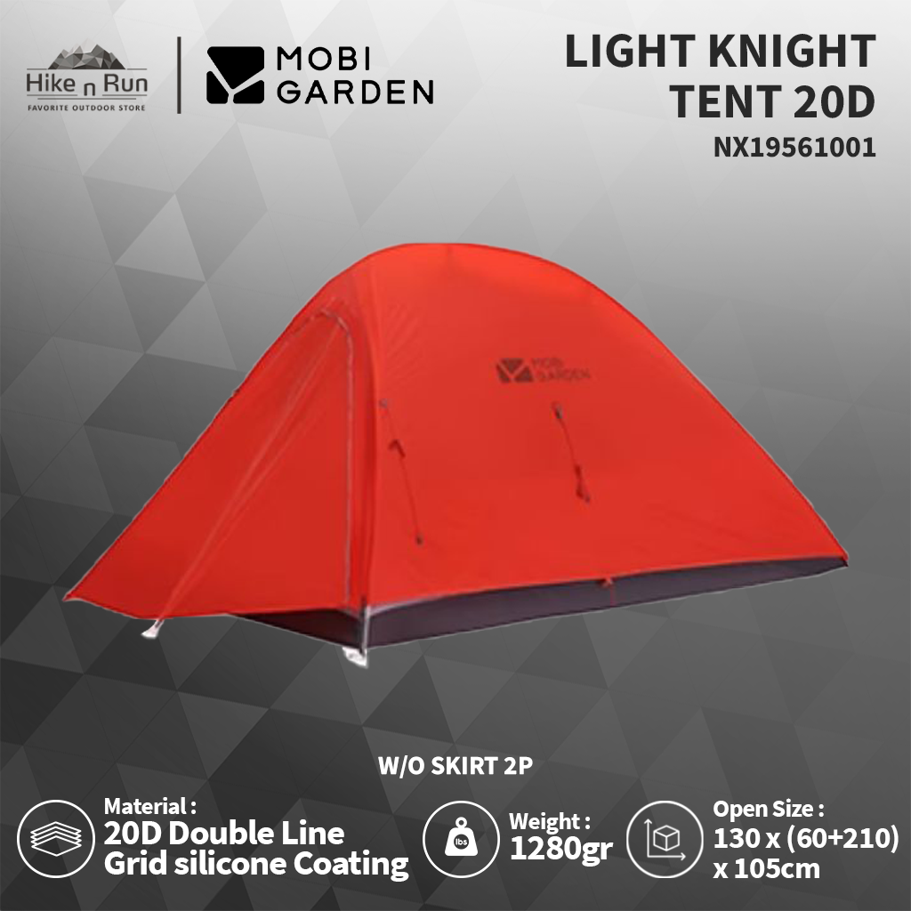 MOBI GARDEN TENDA HIKING ULTRALIGHT NX19561002 LIGHT KNIGHT TENT