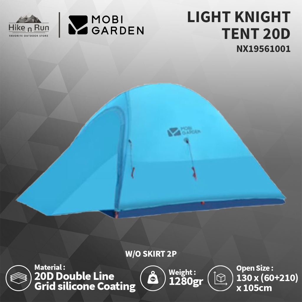 MOBI GARDEN TENDA HIKING ULTRALIGHT NX19561002 LIGHT KNIGHT TENT