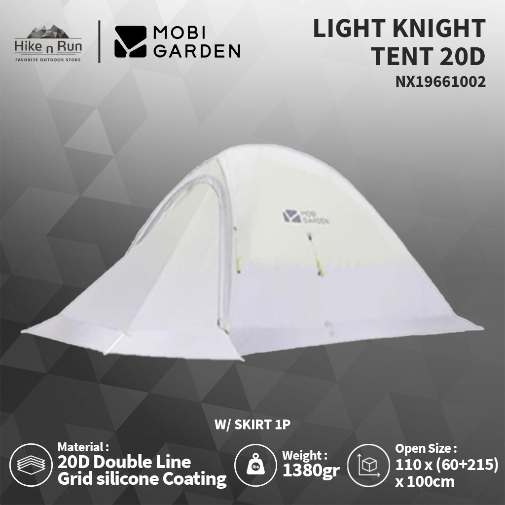 MOBI GARDEN TENDA HIKING ULTRALIGHT NX19561002 LIGHT KNIGHT TENT