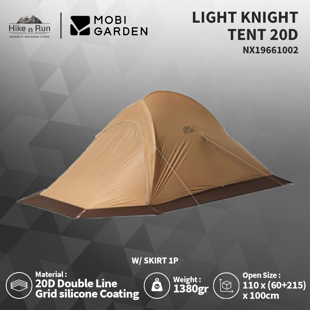 MOBI GARDEN TENDA HIKING ULTRALIGHT NX19561002 LIGHT KNIGHT TENT