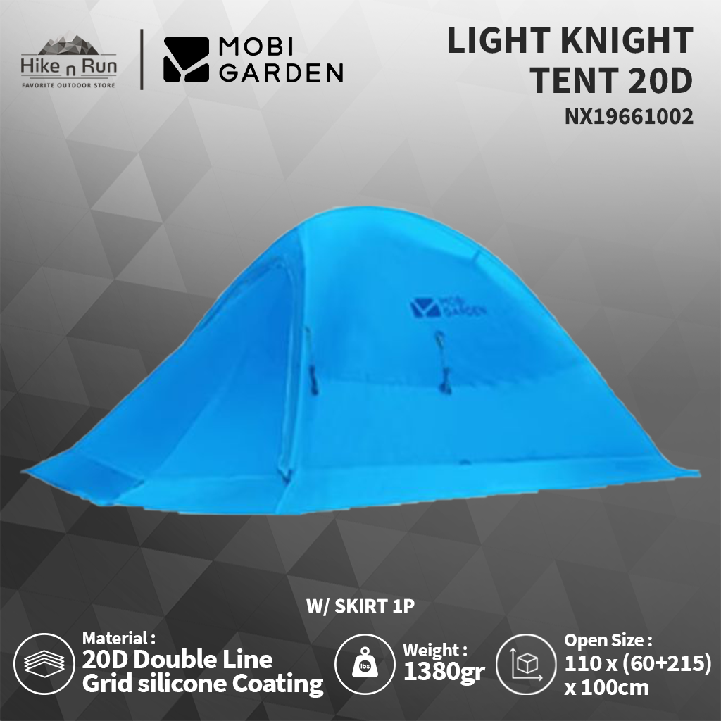 MOBI GARDEN TENDA HIKING ULTRALIGHT NX19561002 LIGHT KNIGHT TENT