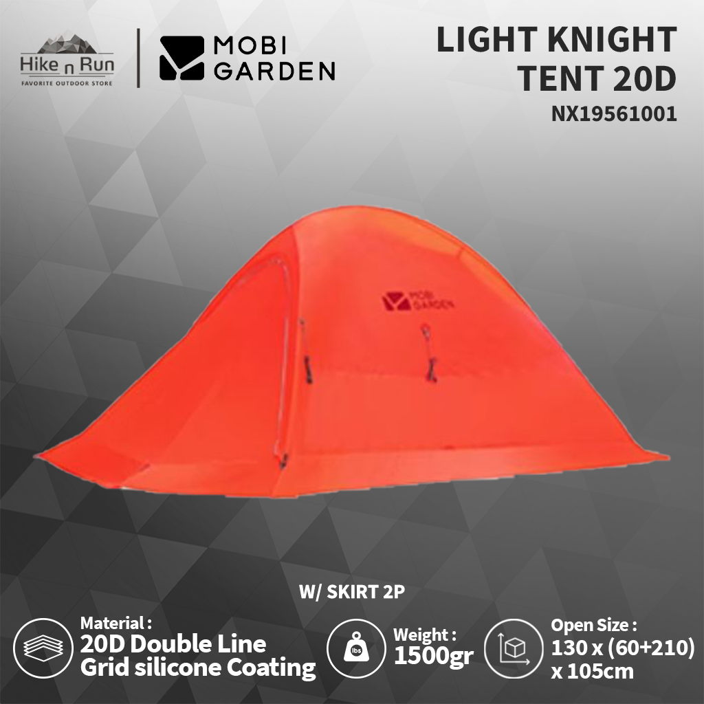 MOBI GARDEN TENDA HIKING ULTRALIGHT NX19561002 LIGHT KNIGHT TENT