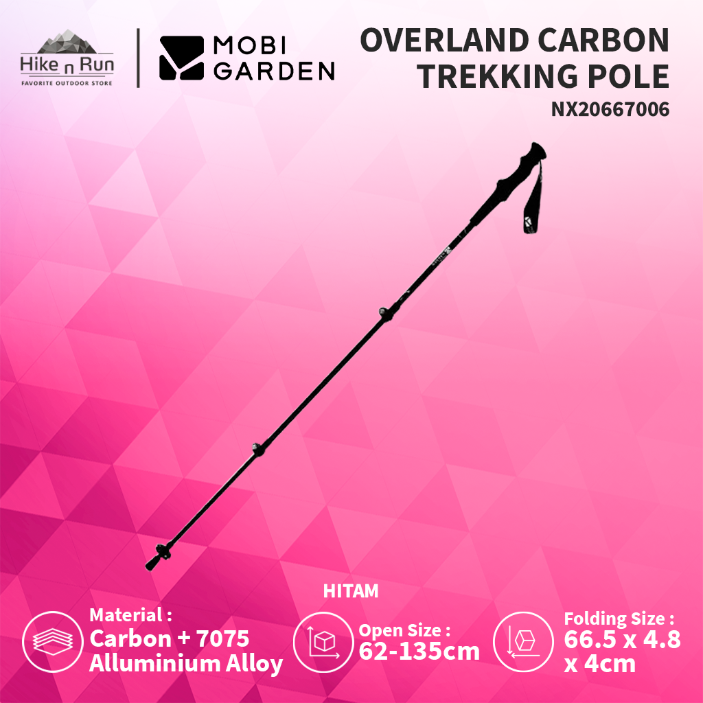 MOBI GARDEN OVERLAND CARBON TREKKING POLE TELESCOPIC - NX20667006