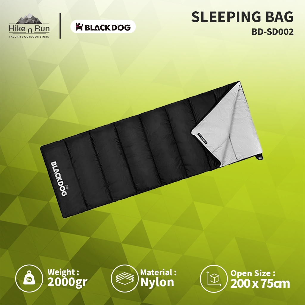 BLACK DOG KANTUNG TIDUR CAMPING HANGAT BD-SD002 COTTON SLEEPING BAG ENVELOPE