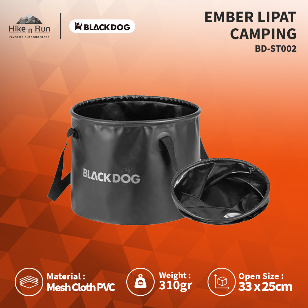 BLACK DOG EMBER LIPAT CAMPING BD-ST002 FOLDING BUCKET MULTIFUNCTIONAL