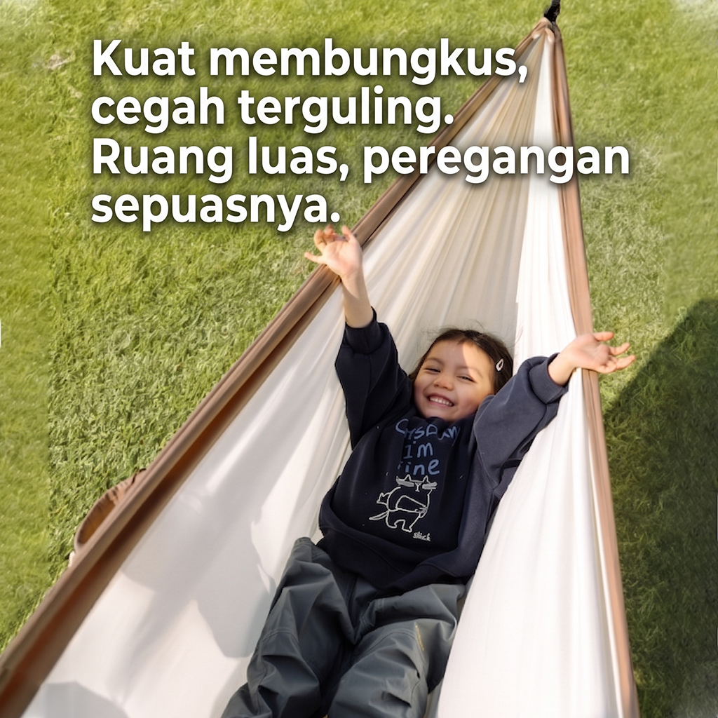 NATUREHIKE SINGLE DOUBLE HAMMOCK ULTRALIGHT NH21DC011