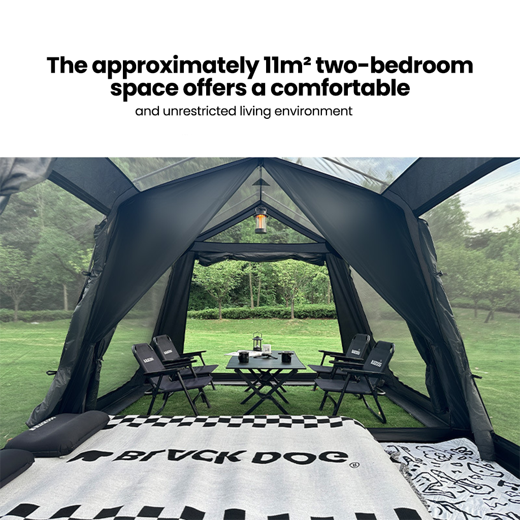 Tenda Otomatis Blackdog CBD2300ZP012 2 Room & 4 Hall Automatic Tent