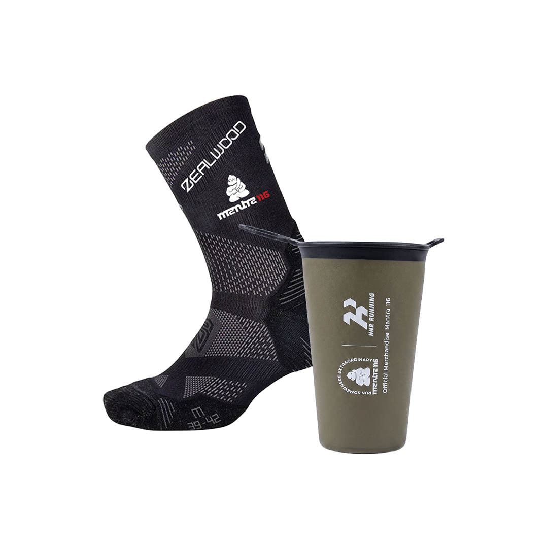 Zealwood x Mantra116 Limited Edition Merino Wool Trail Running Socks